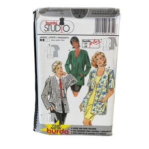 Burda Sewing Pattern 3275 Coat Jacket Veste Chaqueta Misses Size 10-28